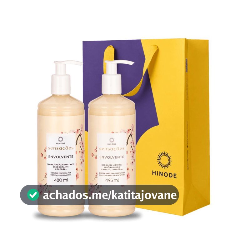 Kit Presente de Cuidados Corporais Sensações Envolvente
