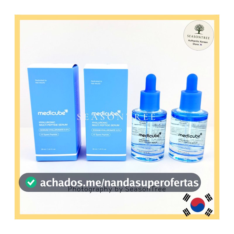 [medicube] Soro Hialurônico Multi Peptídeo (30ml/30ml + 30ml) Cuidado Luminoso Diário