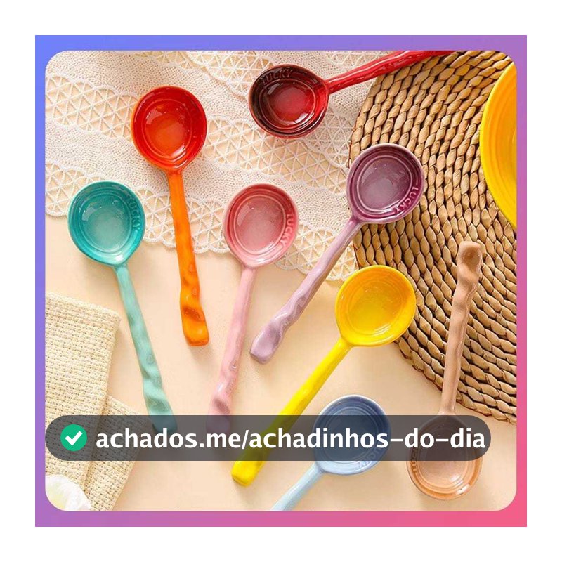 Colher Lucky de Cerâmica
