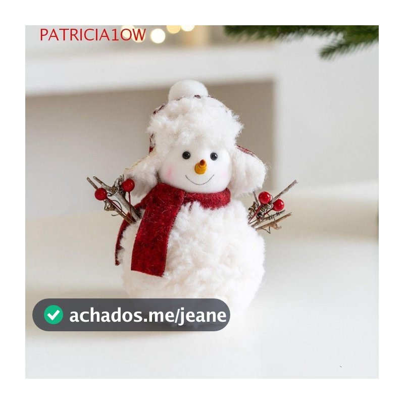 PATRICIA1OW Boneca De Boneco De Neve De Natal , Brinquedo De Pelúcia Macio De Desenho Animado , Decorações De Feliz Para
