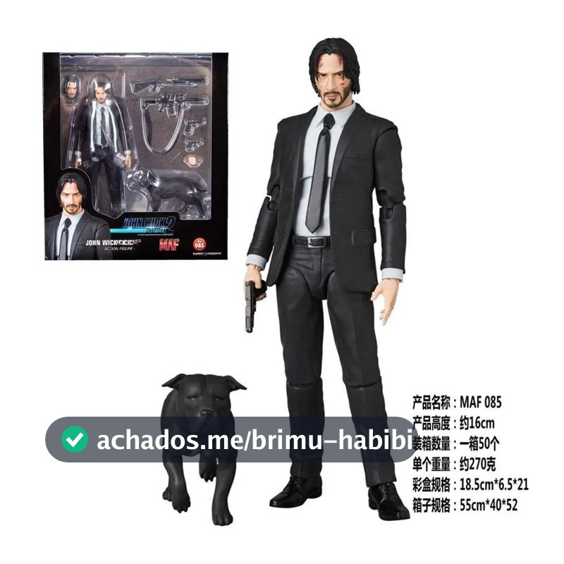 MAFEX085 Fast Hunt John Wick Hand Joint Modelo Móvel Ornamentos Periféricos Boneca Presente