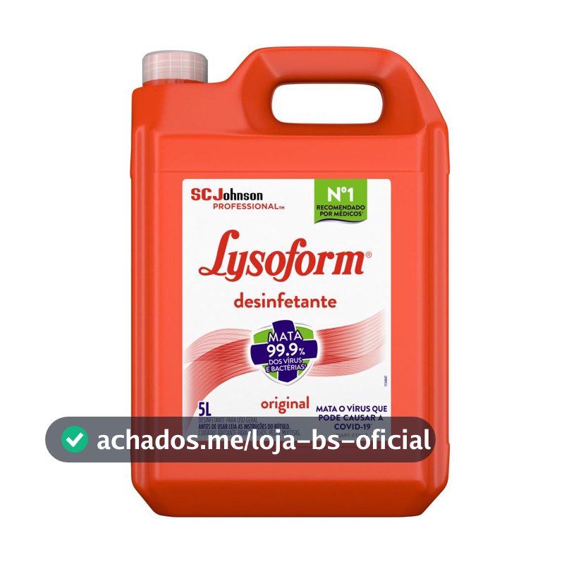 Desinfetante Lysoform  Uso Geral Original 5l