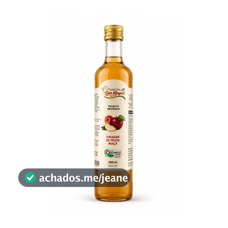 Vinagre Orgânico de Maçã  500ml - São Roque