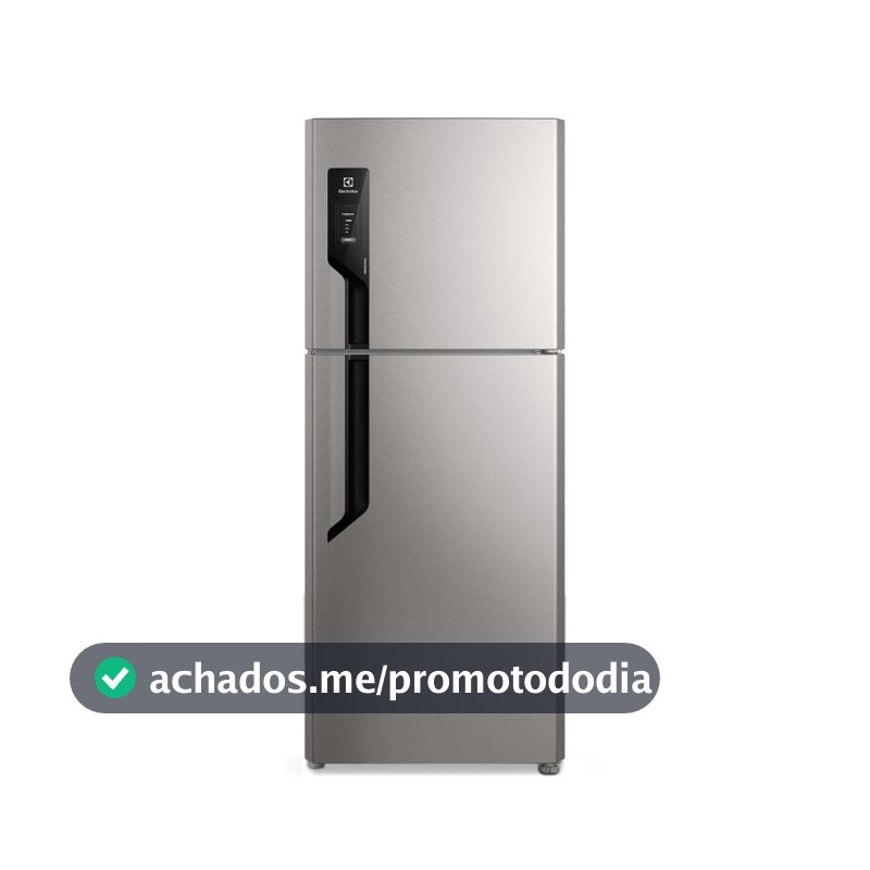 Geladeira Electrolux Frost Free 432L Efficient AutoSense Duplex Inox Look (TF70S)