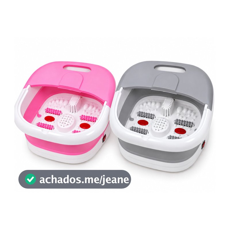 HidroSpa Premium para Pés com Aquecimento Automático e Massagem Relaxante