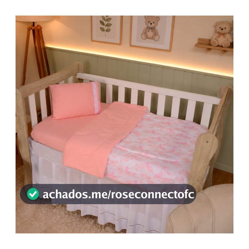 Edredom Bebe Micropercal Dupla Face  400 Fios Macio