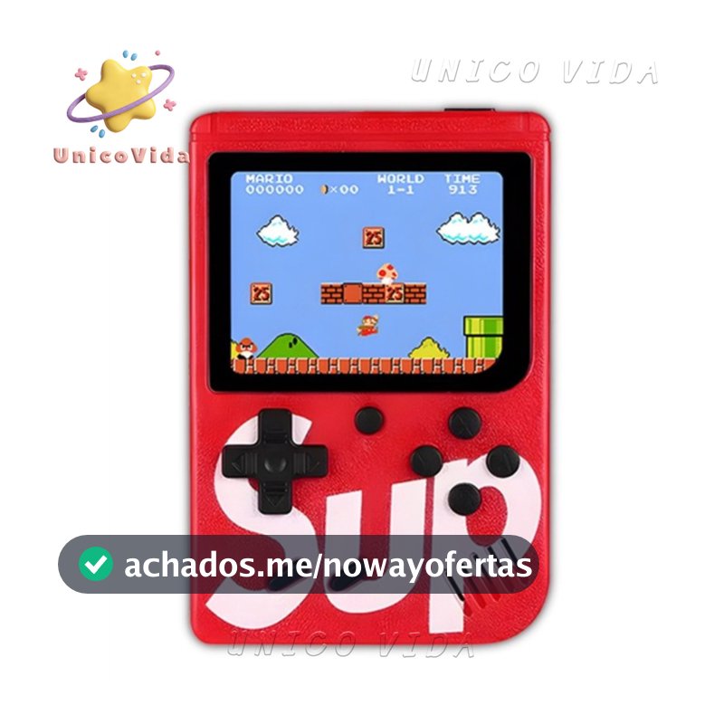 Mini Game Retrô Portatil Nintendo 400 Jogos Antigos Anos 80 | UnicoVida