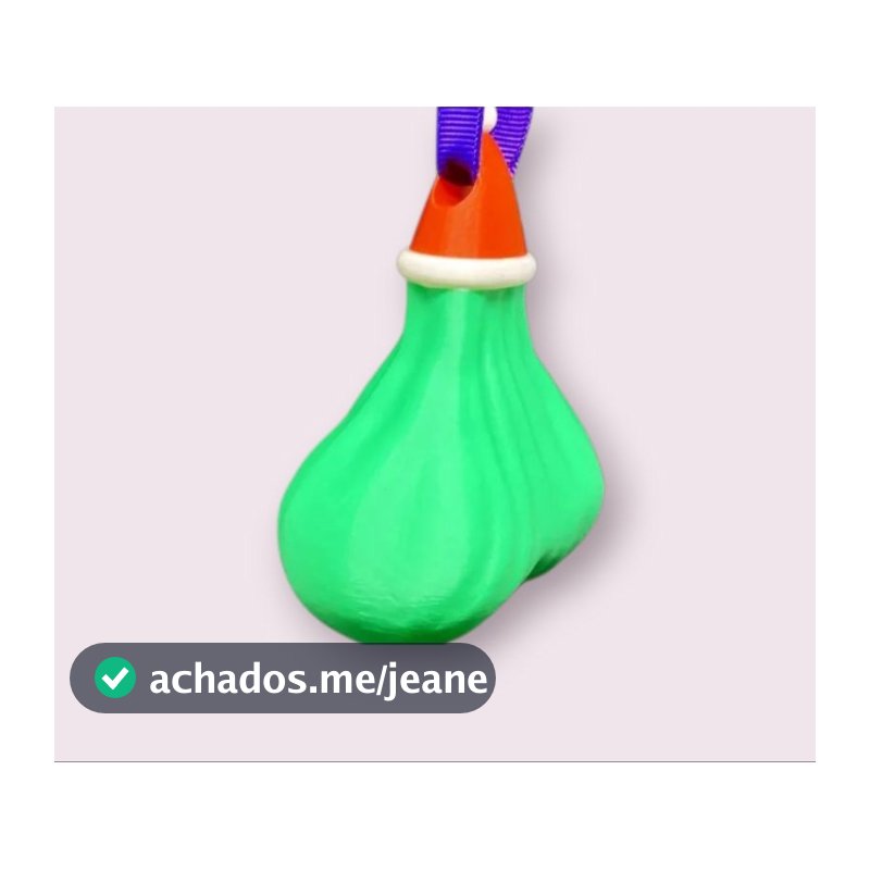 Enfeite P/ Arvore de Natal Saco Bolas do Grinch Divertido Colecionável Decoração Geek Nerd