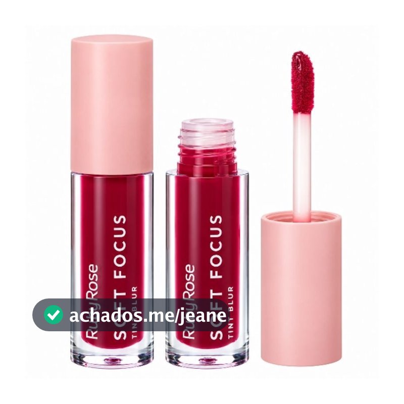 Lip Tint Blur Soft Focus Ruby Rose boca corada natural matte aveludado