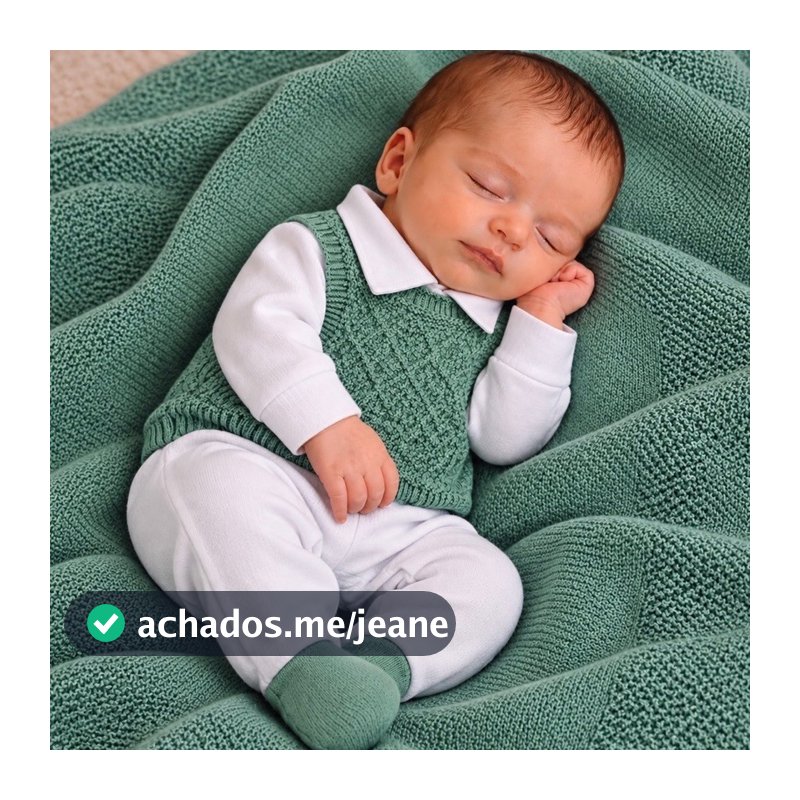Saída de maternidade tricô premium Martin
