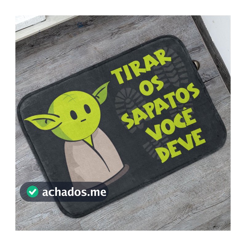 Tapetes de Porta Decorativo Entrada Antiderrapante 55x35