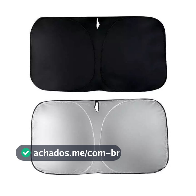 Protetor Solar Para-brisa Carro Quebra Sol Portatil Uv Painel Universal