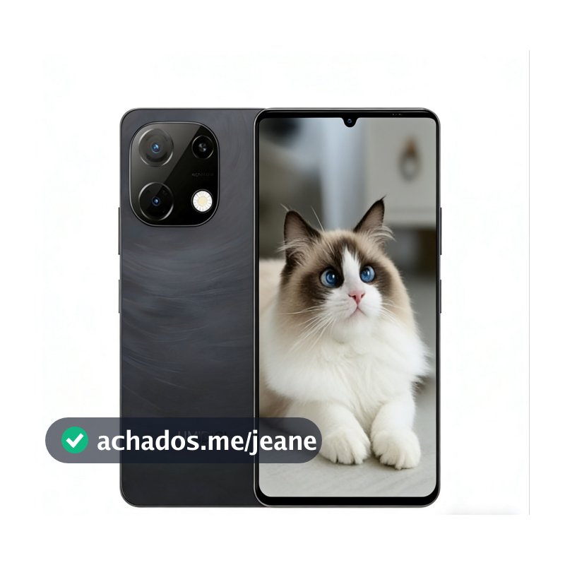 Celular Smartphone UMIDIGI Note 90 128GB/4+4GB RAM - Dual SIM Tela 6.75" - 2 anos