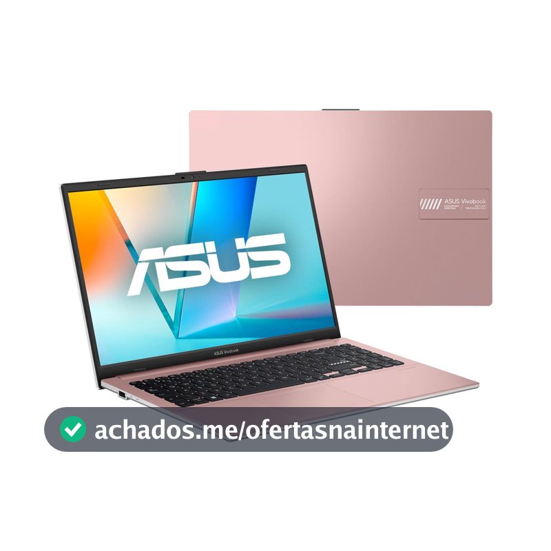 Notebook ASUS Vivobook Go 15 Athlon  8GB RAM 128GB SSD Windows 11 Home 15,6" LCD LED FHD nível IPS Rose Pink - BQ5316WS