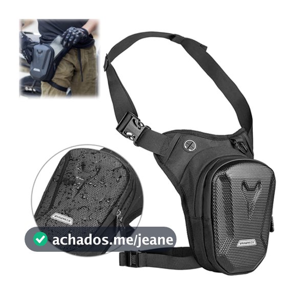 Bolsa De Perna Para Motocicleta Viagem À Prova D'água Multifuncional