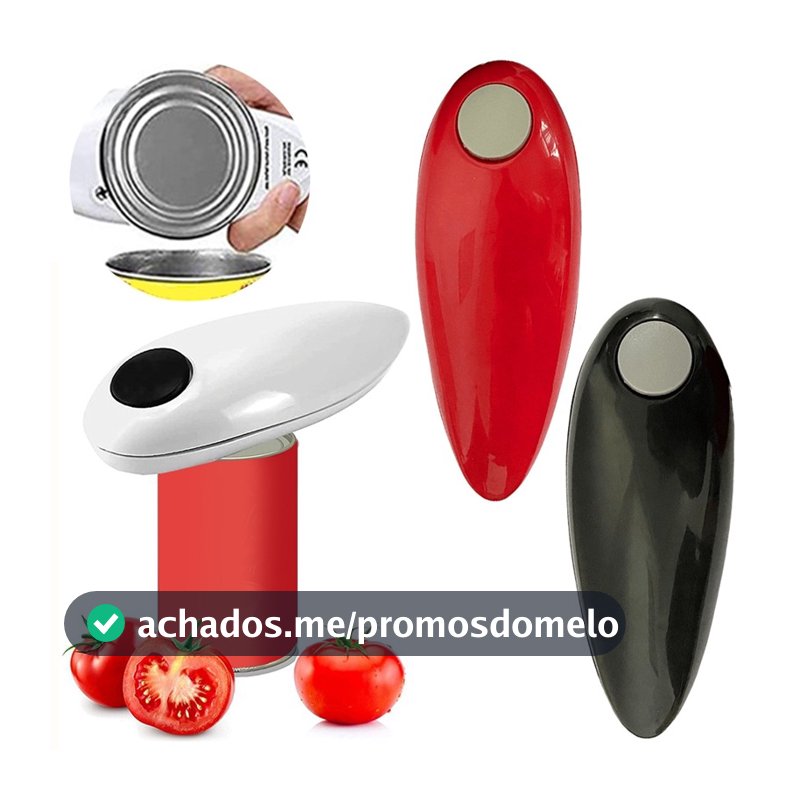 Abridor Elétrico De Um Toque , De Lata Operado Por Bateria , Bordas Lisas , Funciona Para Todos Os Tipos De Potes , Pret