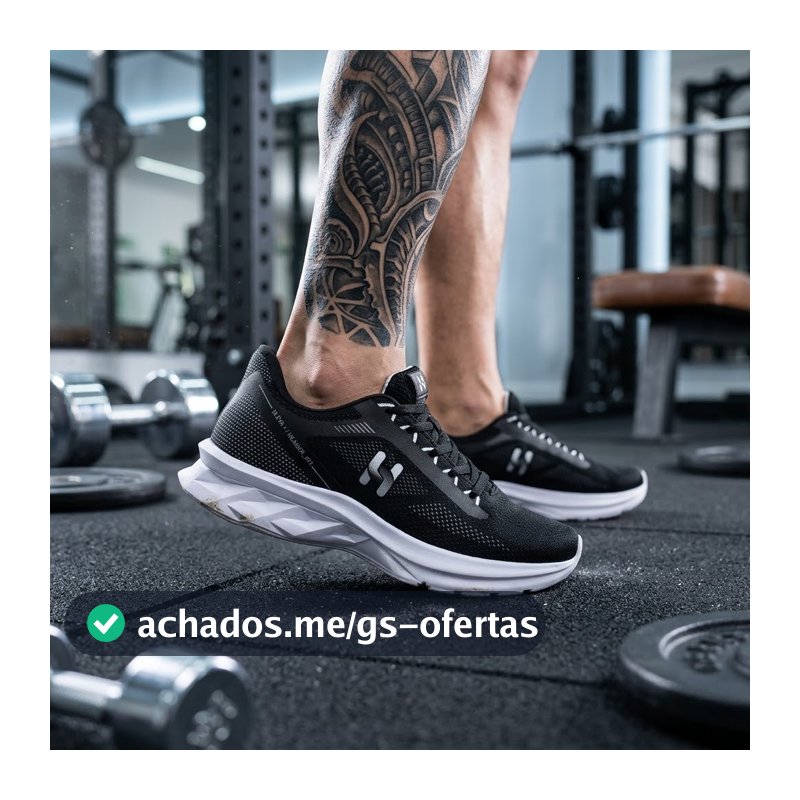 Tênis Masculino Running Academia Esportivo Corrida Caminhada Anti Impacto Respirável Macio Ultra Leve