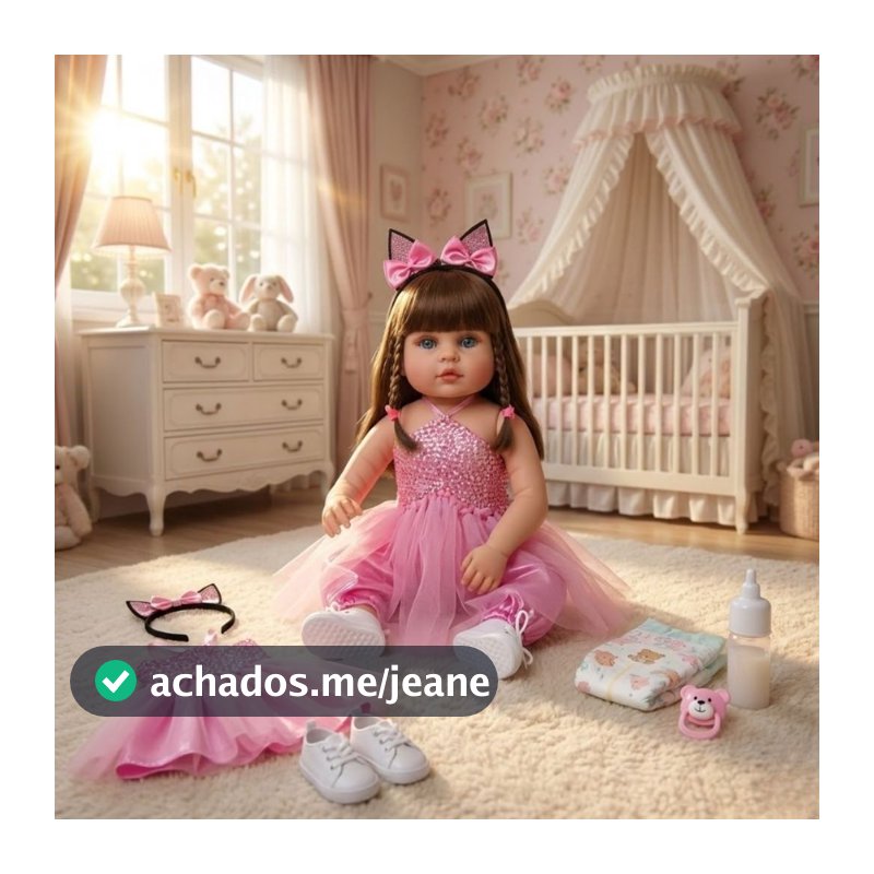 Bebê Reborn Boneca Realista Bailarina 100% Silicone Promoção