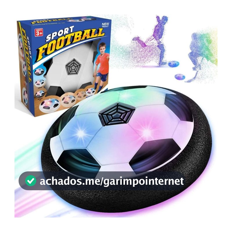 Bola De Futebol Elétrica Flutuante Para Crianças Jogos Esportivos Indoor LED Kid Brinquedo Menino