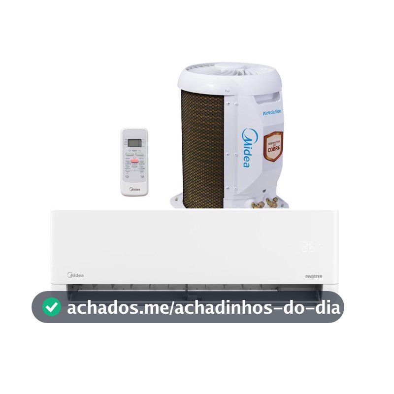 Ar-condicionado Split 22.000 Btus Airvolution Lite Inverter Frio Midea 42EBVCA22M5.38TBVCA22M5 220V