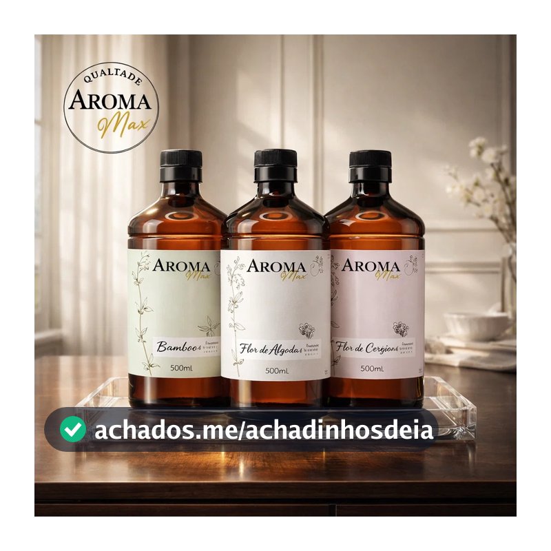 Kit 3x Água Perfumada Perfume Ambientes Tecidos Roupas Borrifador Spray Aroma Max