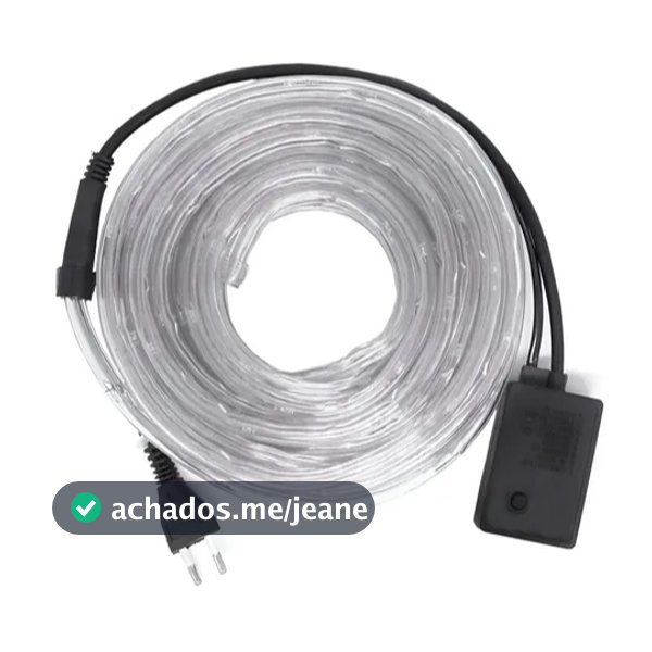 Mangueira de LED 10M Amarela Decorativa - 8 Funções
