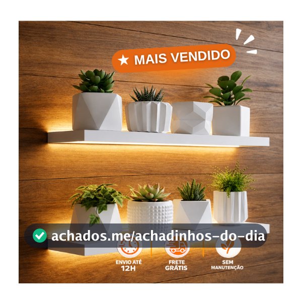 Kit Vaso Decoracao - Até 8 Unidades Com ou Sem Planta - Mesa, Estante, Rack, Nicho