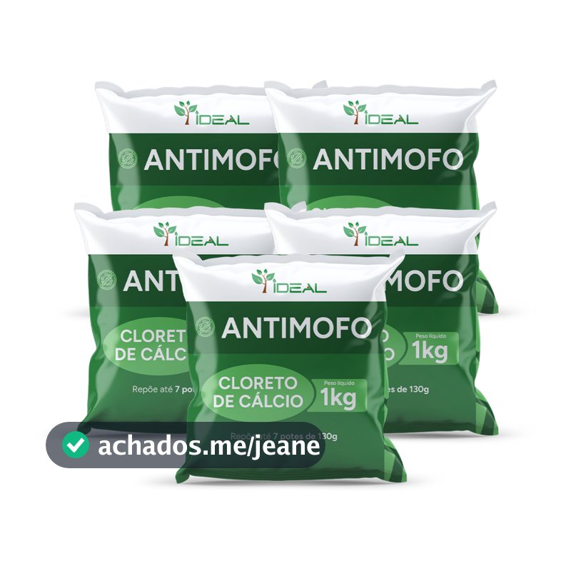 Cloreto de Cálcio Antimofo Bolinhas 5kg 4kg 3kg 2kg 1kg
