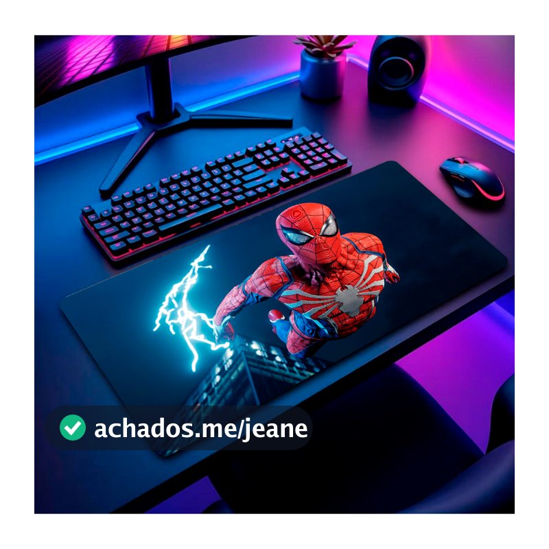 MousePad Gamer Animes Grande Personalizado Mouse Pads Varias Estampas RGB Varios Modelos Confortavel PC 80x30