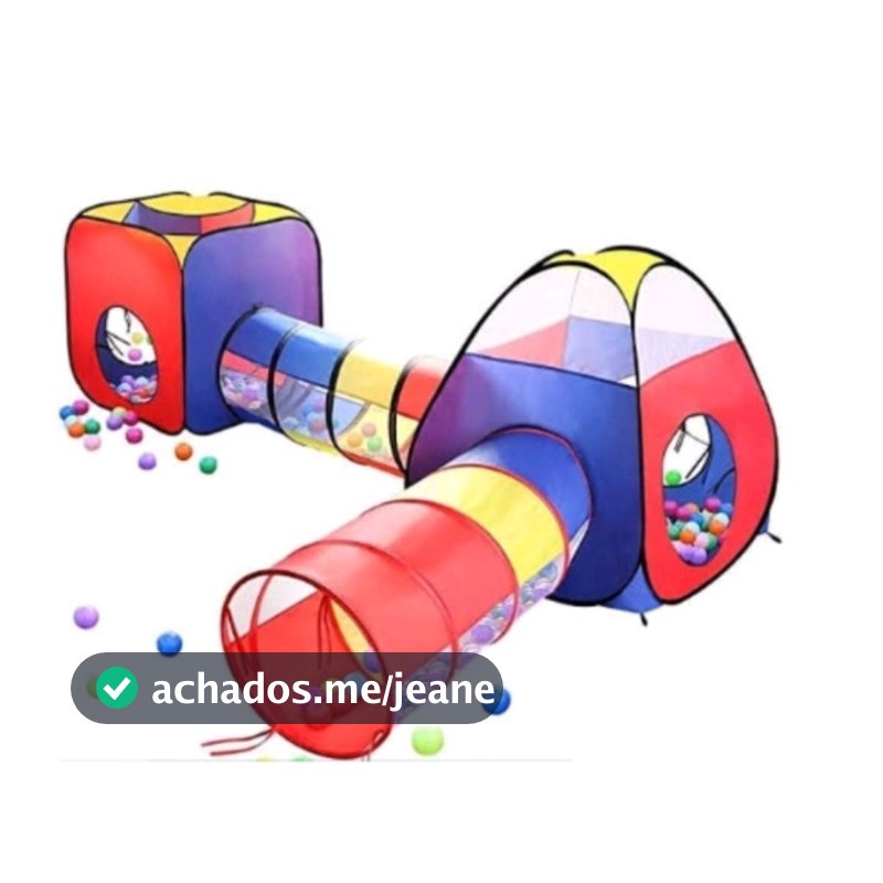 Barraca Túnel 4 em 1 Cabana Infantil Para Crianças Promoção