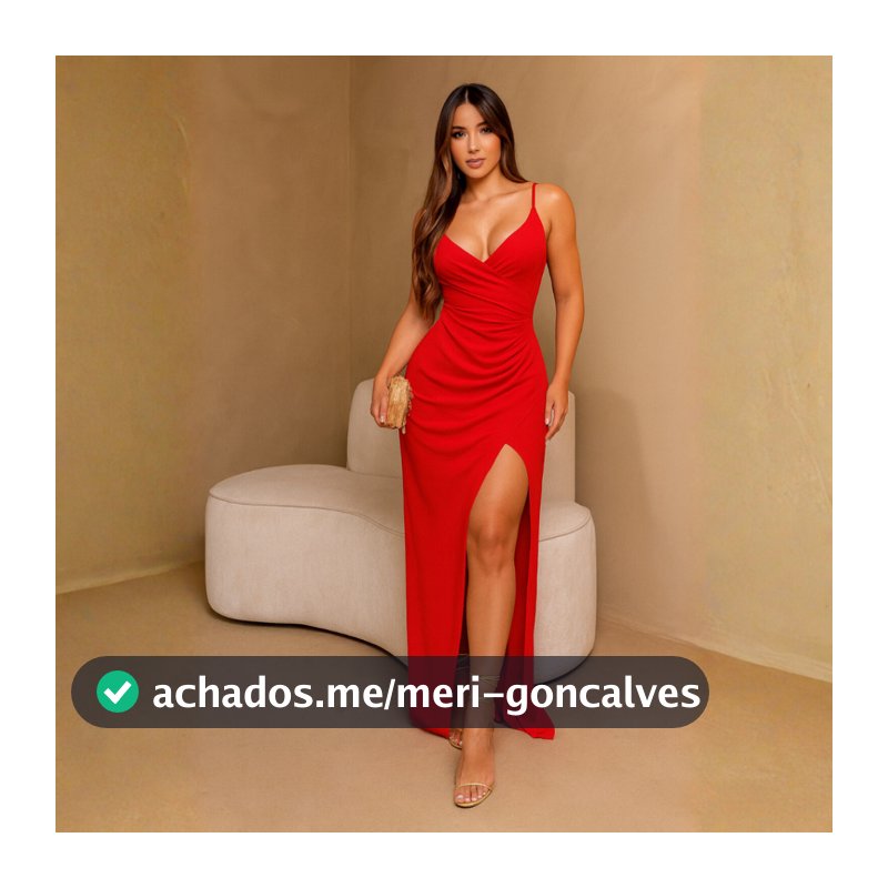 Vestido Feminino Vestido Longo Com Fenda