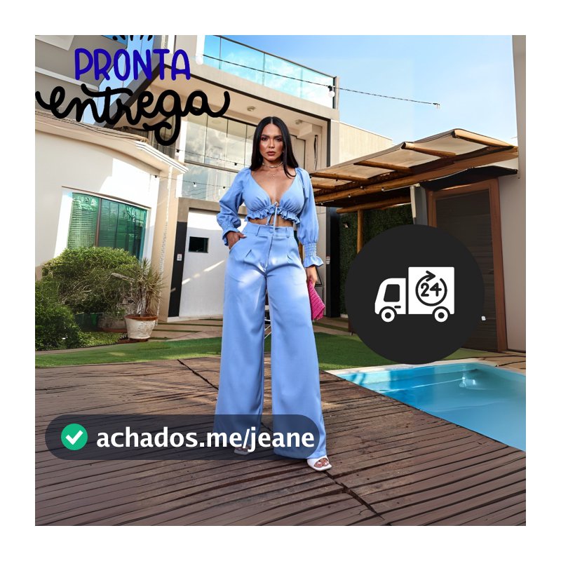 alfaiataria femenina CONJUNTO calça pantalona