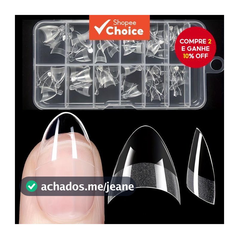 Novo 1Caixa/120 peças Unhas Falsas Amêndoa Meia Cobertura Meia Fosca Pré Lixada Unhas de Acrílico Extra Curtas Formato