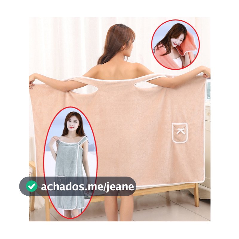 Toalhas Roupões de Banho de Secagem Rápida Mulheres e meninas