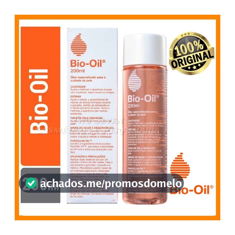 Óleo Corporal Bio Oil 200ml Reparador Cicatrizes Estrias