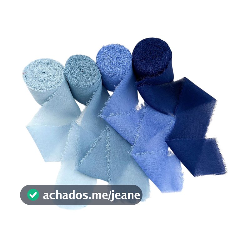 10 Metros Fita Chiffon Rústica Artesanal Caixas Padrinhos Convites Noivado Casamento