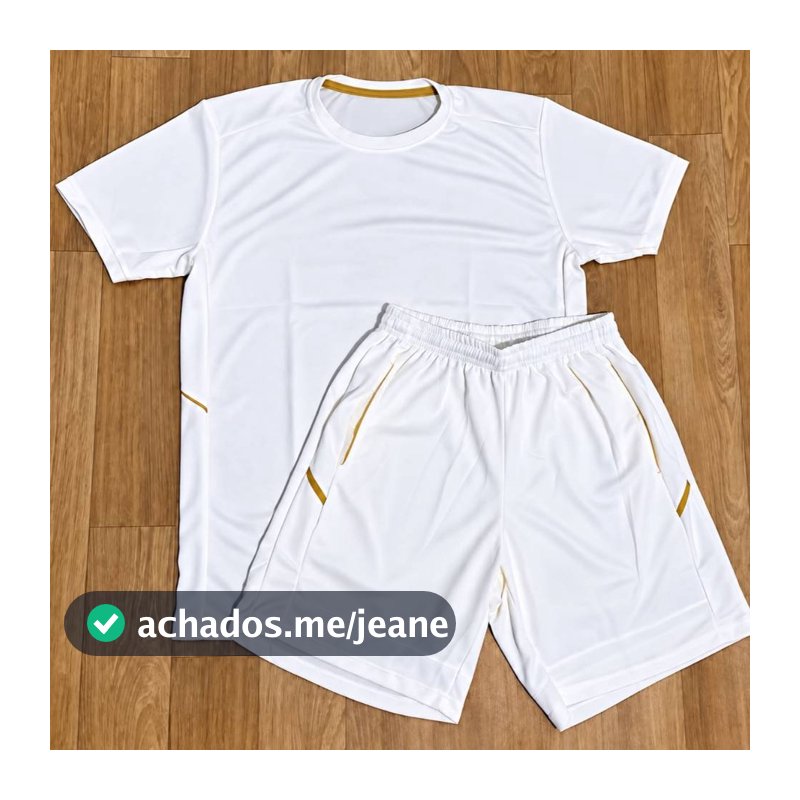 Conjunto Unissex Bordado Aero Dry – Camiseta + Bermuda