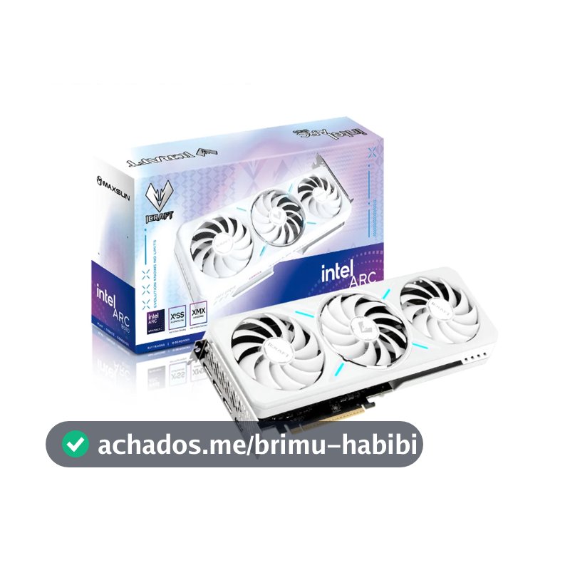 Placa de Video Maxsun Intel ARC B580 iCraft, 12GB, GDDR6, 192-bit, 8703-000CA147-0002