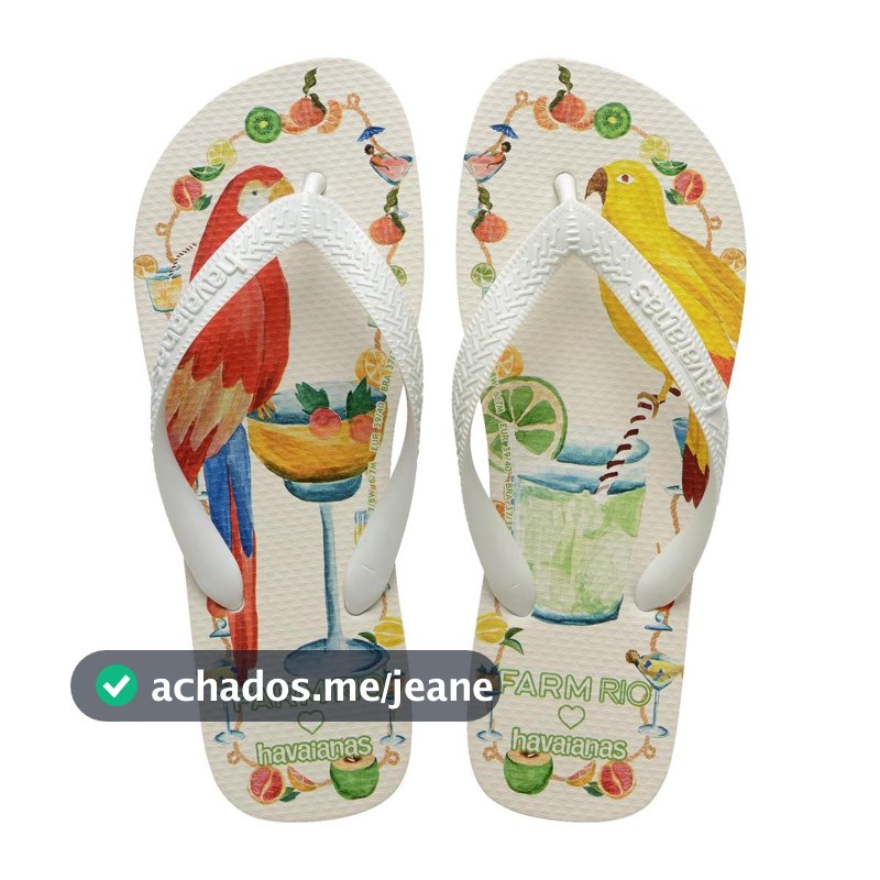 Chinelo Havaianas Farm Coquetel