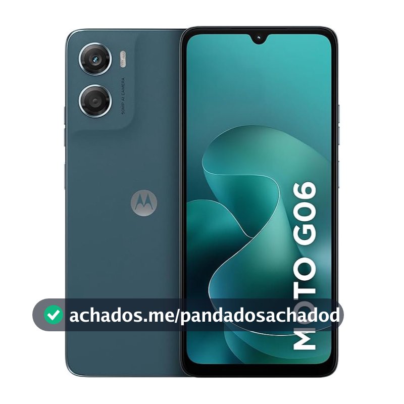 SMARTPHONE MOTOROLA MOTO G06 128GB 12GB RAM AZUL MARINHO
