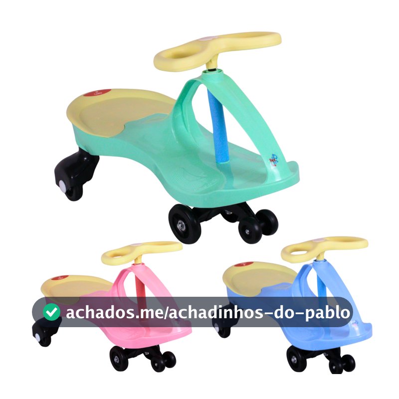 Carrinho Rolimã Infantil Super Car com Volante 360 - Castela