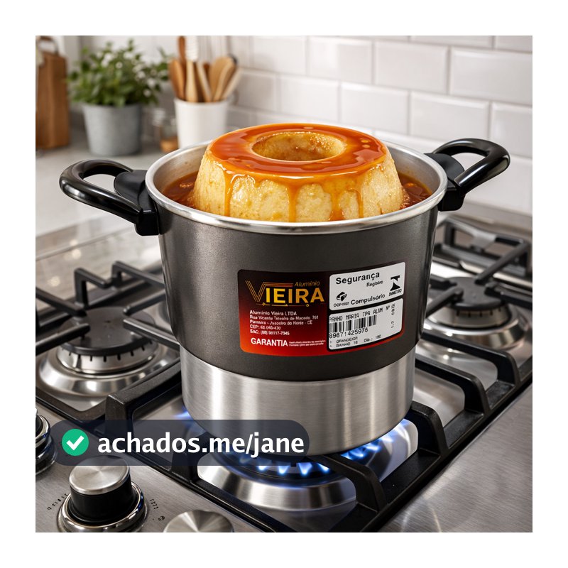 Kit Panela 3 Em 1 Banho Maria 18cm Forma Alumínio Multiuso Pudim Legumes A Vapor Cozimento