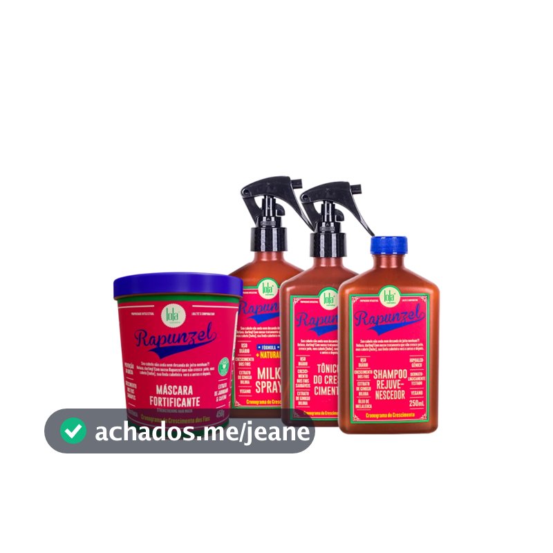 Lola Kit Rapunzel Linha de Crescimento - 4 Itens
