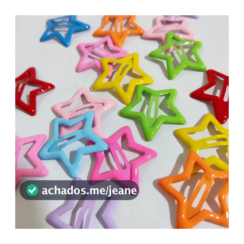 ANA1108 Clipe de Cabelo Estrela Dopamina Presilhas Coloridas Antiderrapantes/Grampo BB Fofo Para Meninas