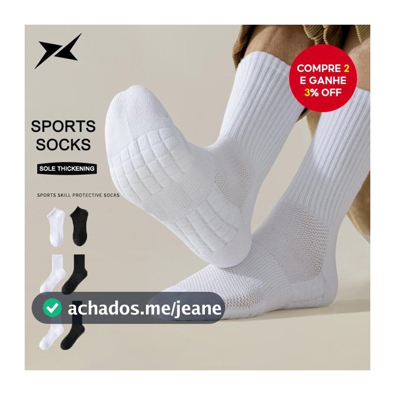 3 Pares De Meias Grossas De Basquete De Cano Alto Para Casais , Toalha De Corrida , Presente Sólido , Preto E Branco