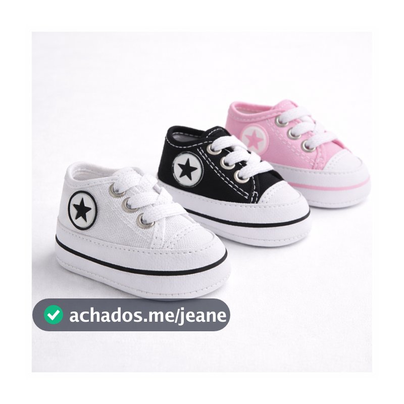 Tênis Bebê Casual Star Conforto Entrega Rápida Recém Nascido Macio Leve Primeiros Passos Promoção
