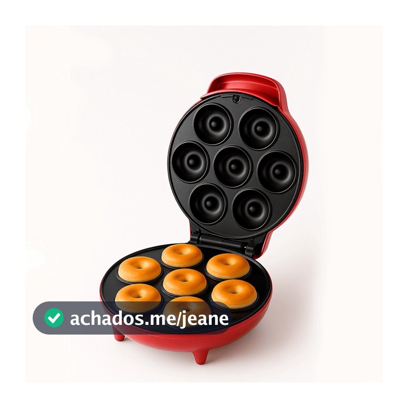 Mini Máquina De Fazer Donuts Rosquinhas 7 Furos 110v Eletrodomésticos Potente