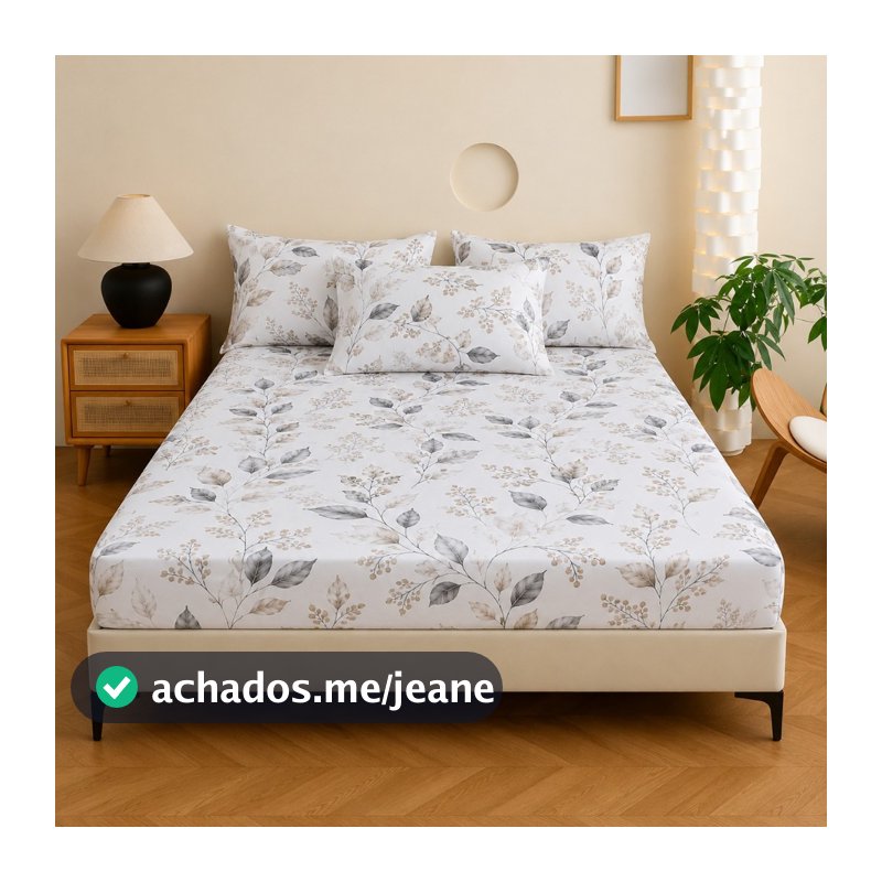 Lençol com Elástico Avulso Toque Macio Estampas Variadas