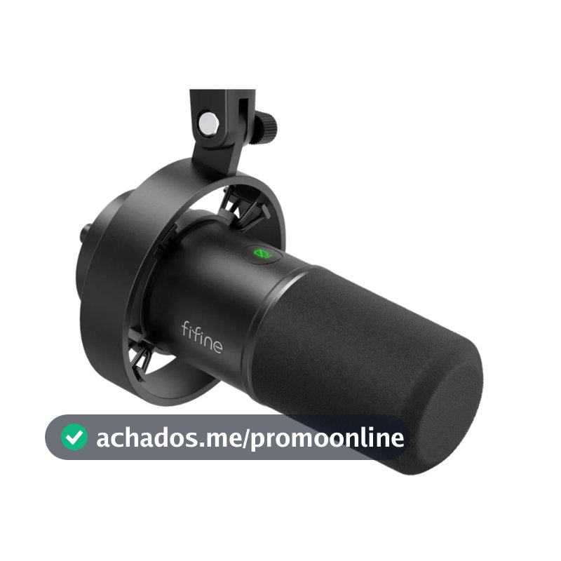 Microfone Dinâmico FIFINE K688 USB/XLR
