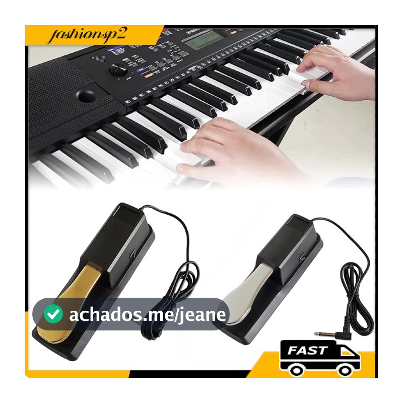 Pedal Sustain Para Korg  Roland Kurzweil Oferta Durável Resistente Eletrônico Pedal Teclado Eletrônico Alta Qualidade
